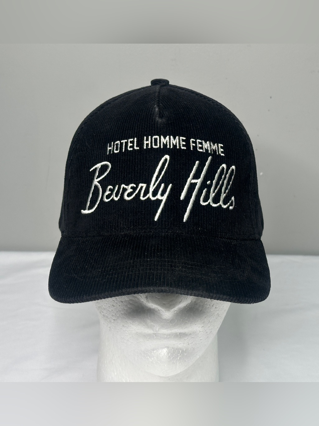 Homme Femme Hotel Homme Femme Beverly Hills Corduroy Hat Cap Snapback